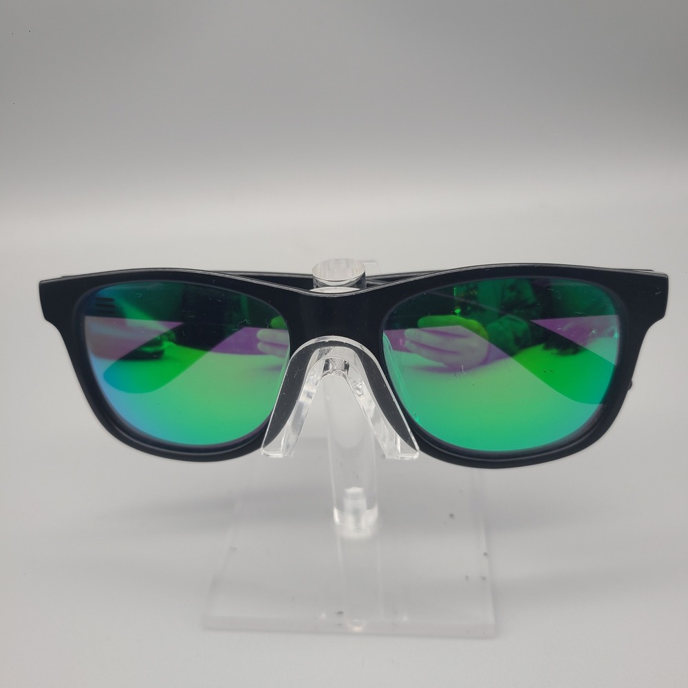 Blenders Eyewear M Class Matte Black Sunglasses Green Mirrored Lenses Polarized